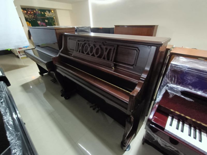  只要58000元 KAWAI KI-305 中古鋼琴 原木古典彎腳優雅造型 買二手琴找 中壢中古鋼琴黃先生  